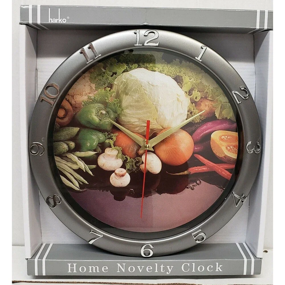 Home Novelty Plastic Kitchen Wall Clock, approx. 11